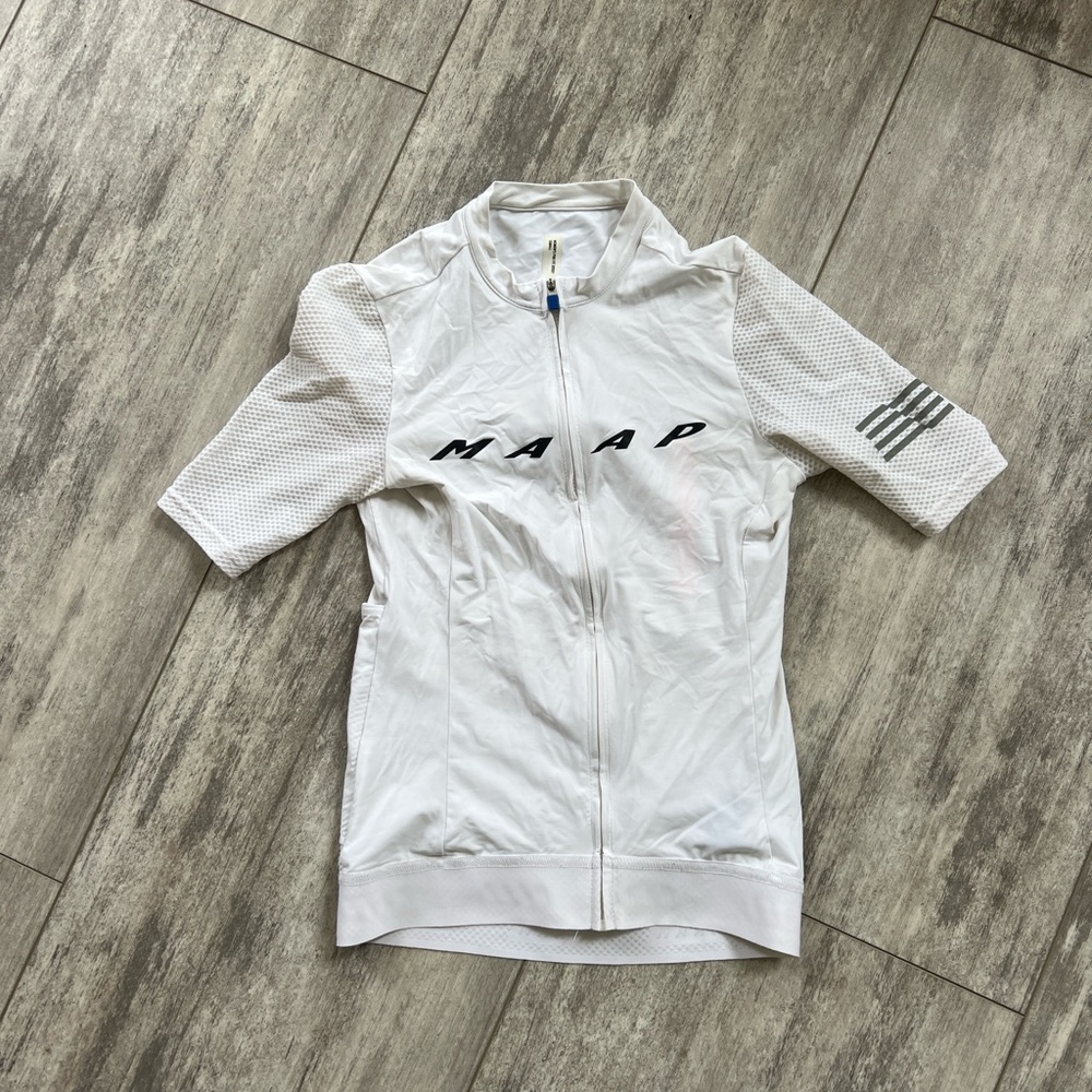 MAAP White Road Cycling Jersey